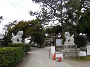 葉山森戸神社 参道