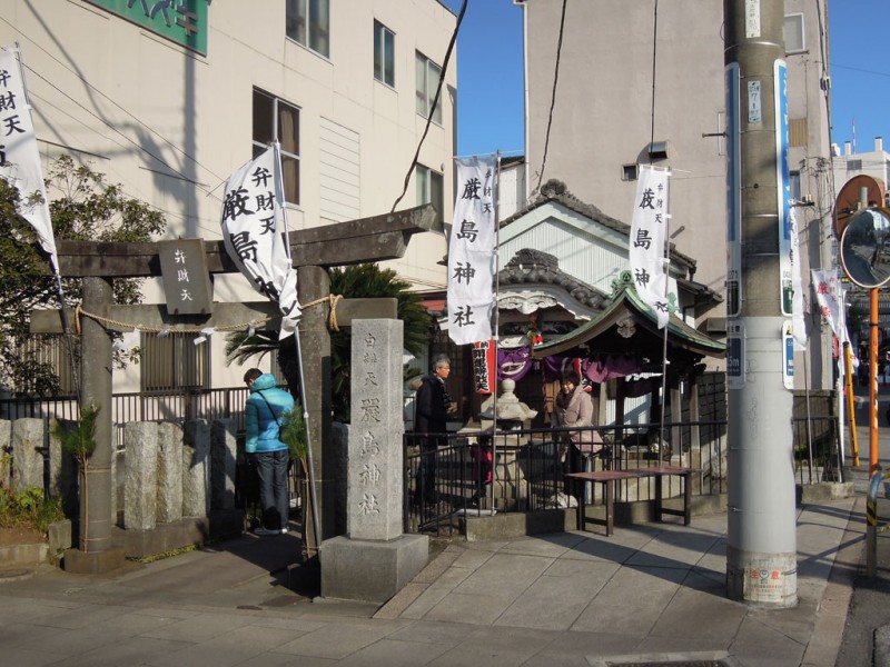 木更津 白弁天 厳島神社 全景