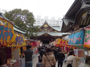 湯島天神 参道 梅祭り