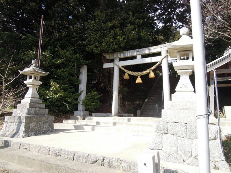 相楽神社（兎上神社） 鳥居