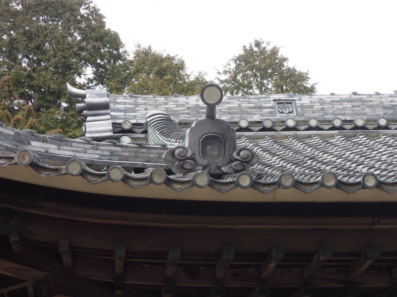 相楽神社（兎上神社） 瓦