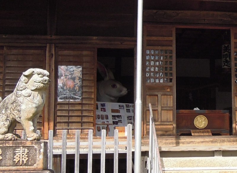 菟足神社 社殿 拡大