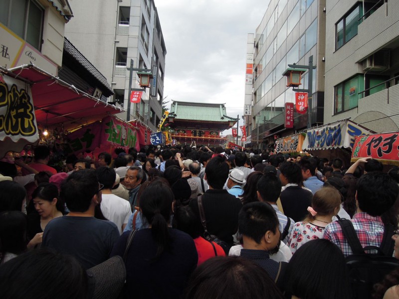 神田祭 2015年 参道