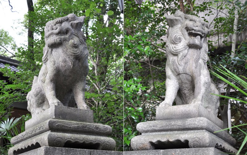 岡崎神社 狛犬