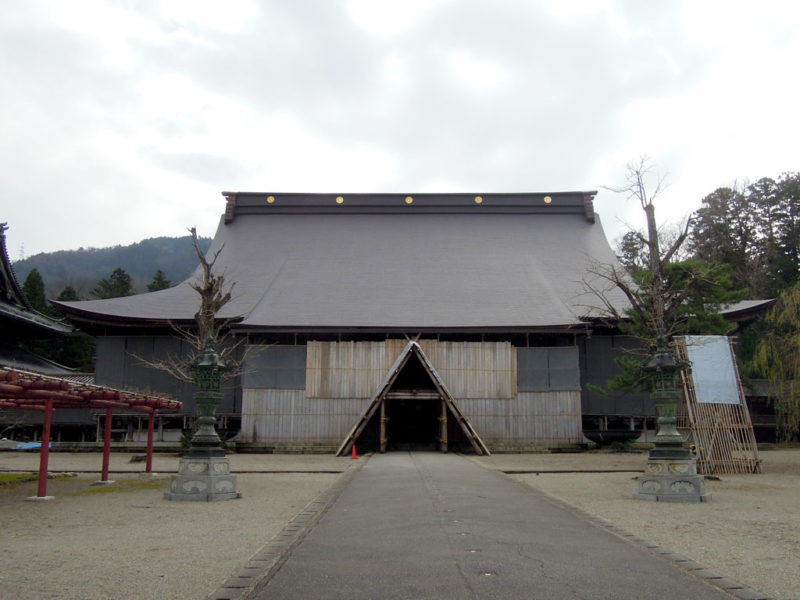 井波 瑞泉寺 本殿 工事中