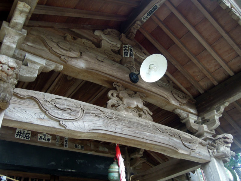 葉山須賀神社 拝殿 目貫