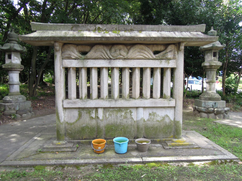 伊福部神社 蕃塀 裏