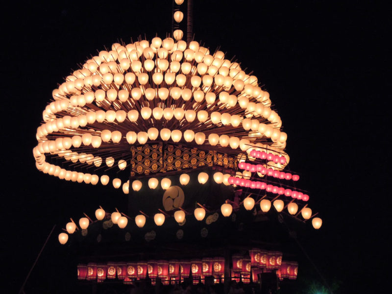 津島祭 宵祭 まきわら船