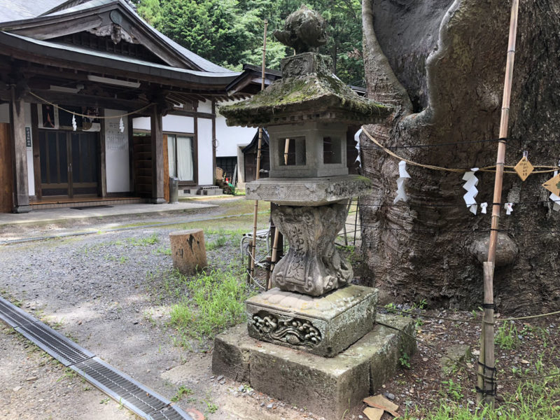 新海三社神社 石灯籠