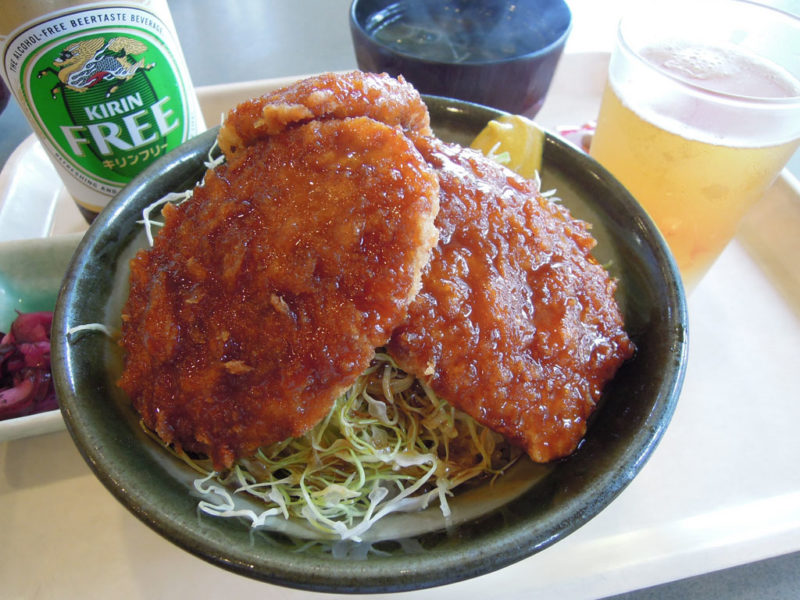 飯玉神社(中尾町) となりの天神の湯 ソースカツ丼