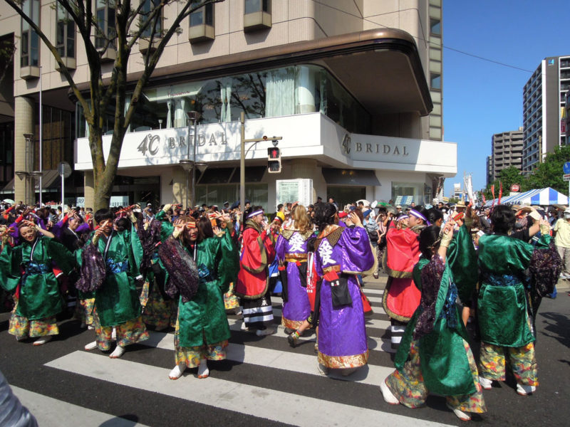 千葉市 親子三代夏祭り よさこい