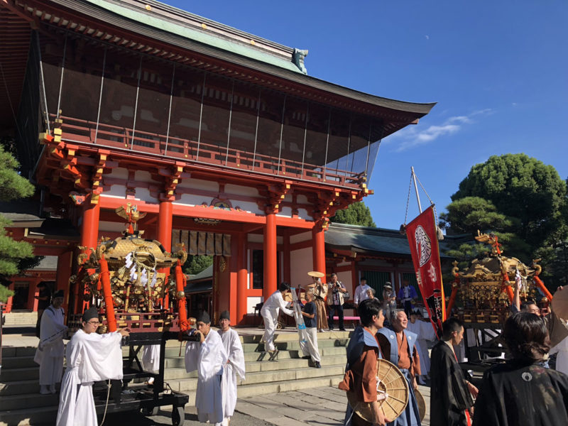 藤崎宮 例大祭 山門