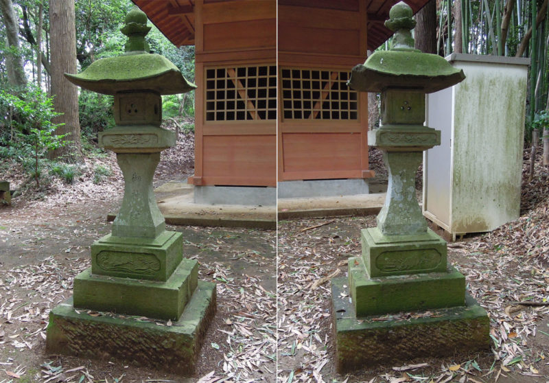 星神社（大生城）灯籠