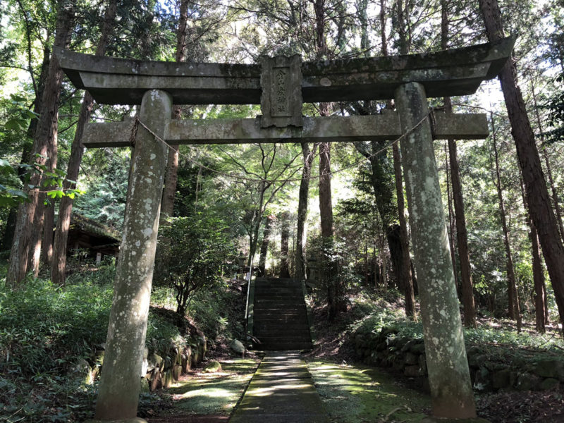 兎谷 金山彦神社 鳥居