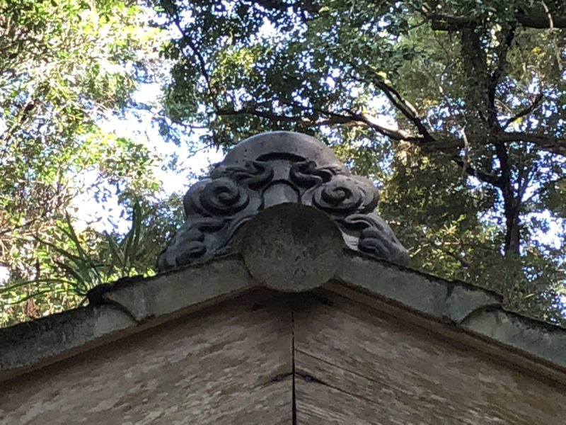 兎谷金山彦神社 鬼瓦