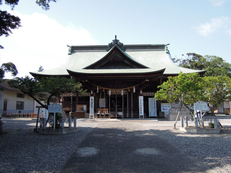 矢奈比賣神社 拝殿