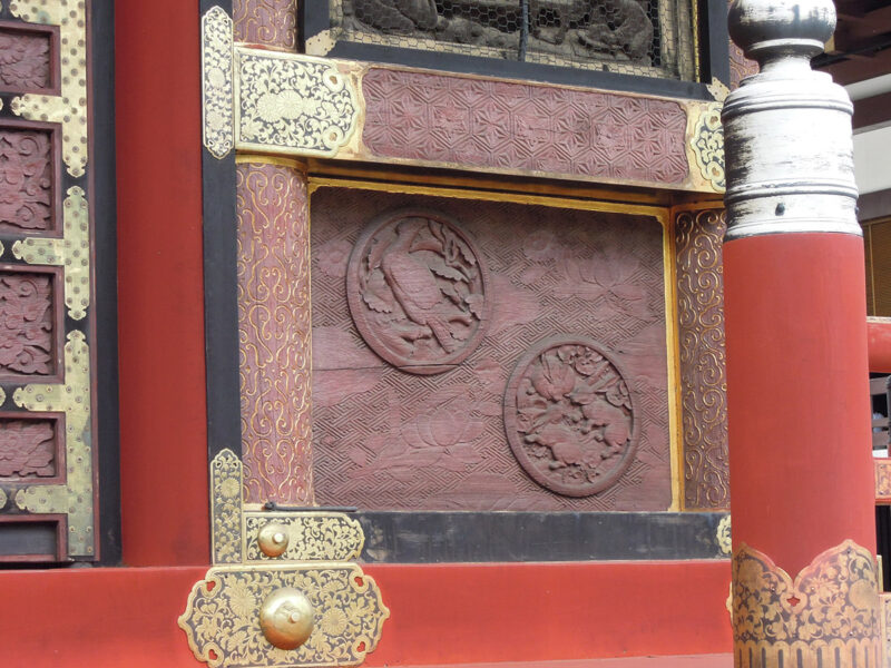 成田山新勝寺 三重塔 彫刻