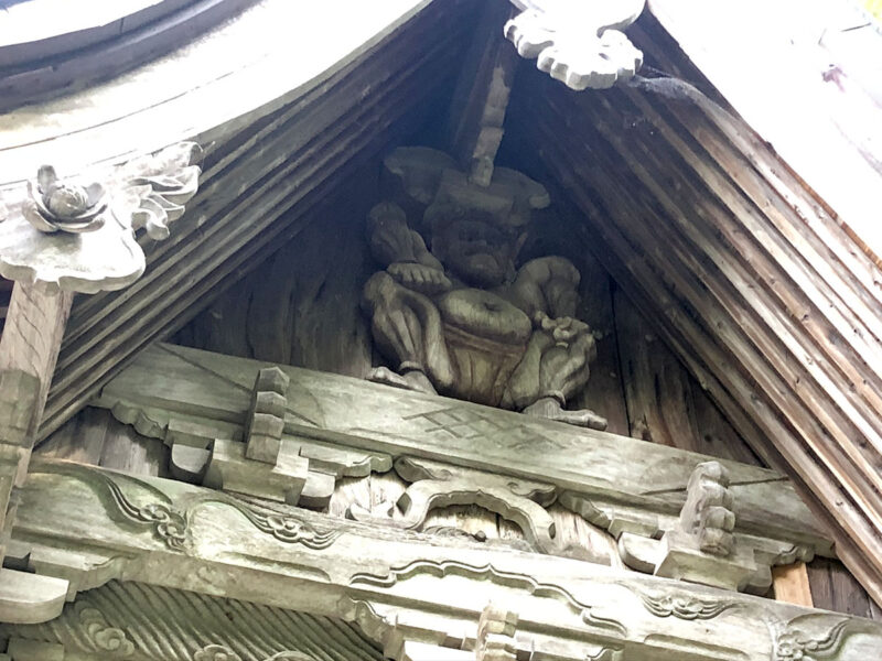 玉名山部田熊野座神社 本殿 力神