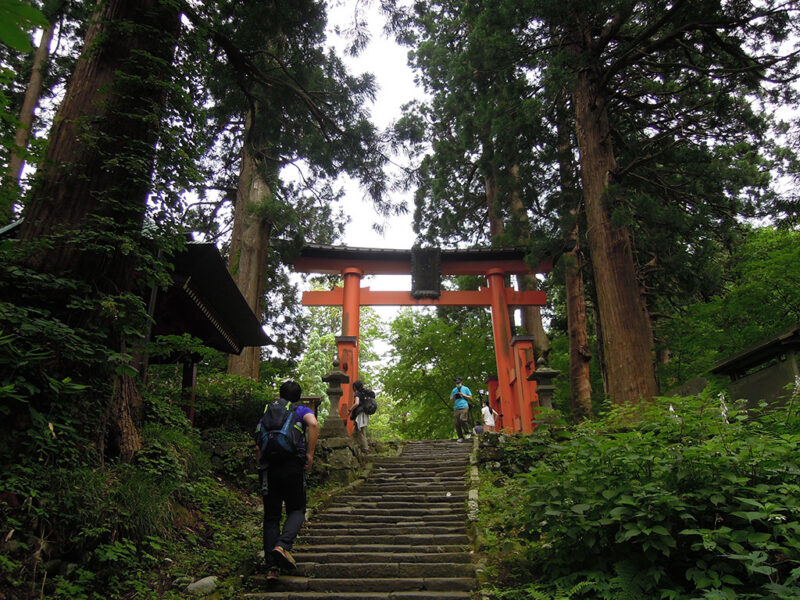 羽黒山 表参道鳥居