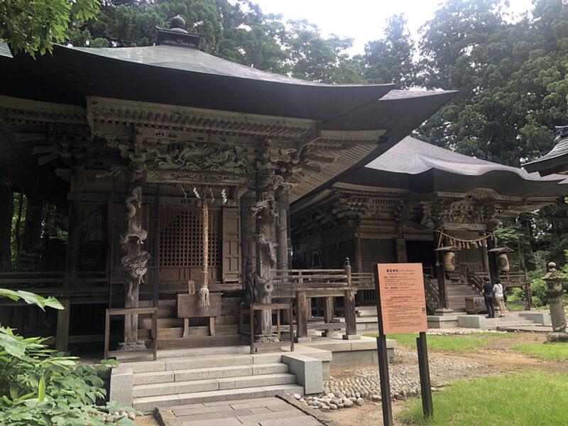 羽黒山 表参道 厳島神社と蜂子社