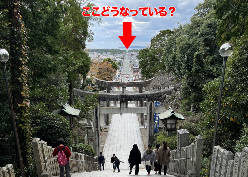 宮地嶽神社 光の道