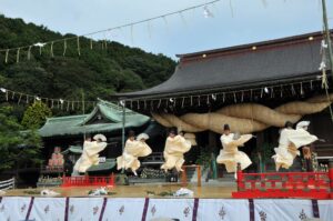 宮地嶽神社 つくし神舞