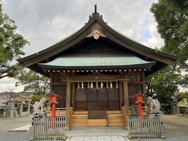 波折神社 拝殿