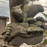 波折神社 兎像