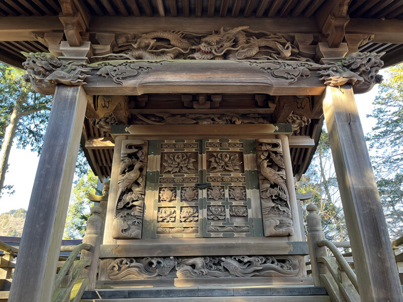 御嶽神社 大口真神社 彫刻