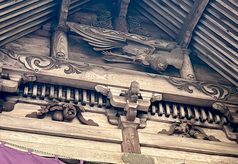 高千穂神社 本殿 彫刻 右側