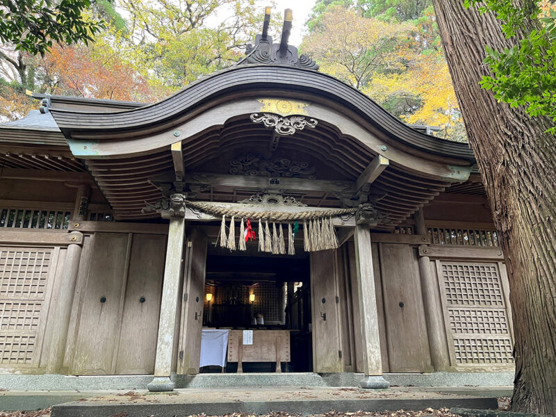 槵觸神社 拝殿